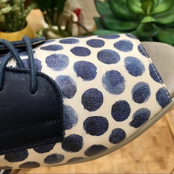 CLOUD walking sandals. Lace up blue white size 41 - Picture 3 of 12